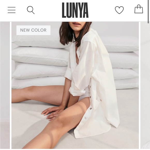 NWT Lunya Airy Cotton Pajama Set